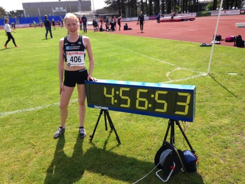 Hanna Sørensen løp meget fort på 1500 m.